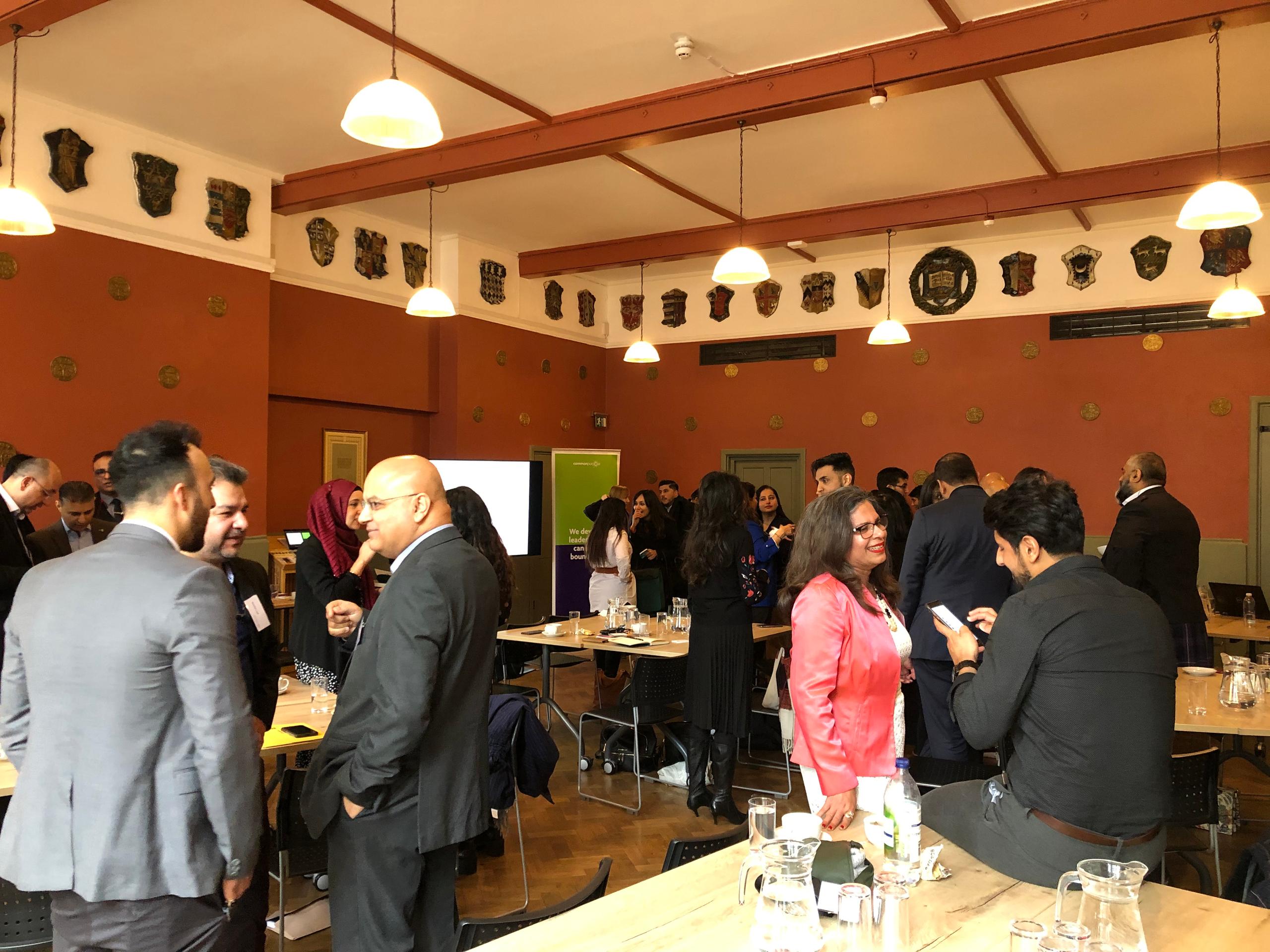 common purpose_group of people talking inside_shajan M